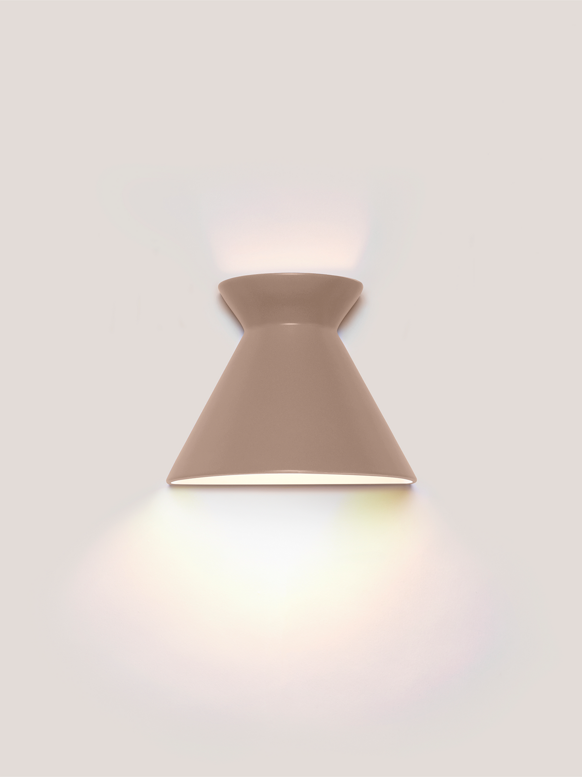 Kiro Ceramic Wall Light — Macchiato, Small