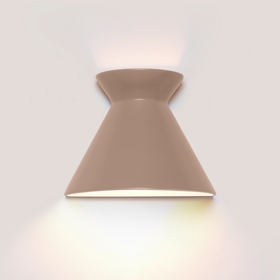 Kiro Ceramic Wall Light — Macchiato, Large