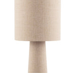 Arvid Linen Floor Lamp — Oatmeal, Fabric Drum Shade