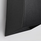 Silas Sleek Aluminium Outdoor Wall Light — Black