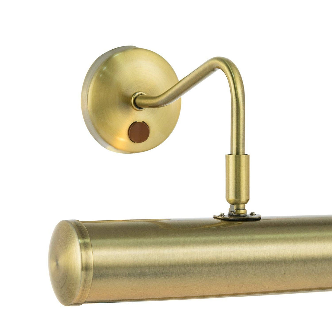Maison Picture Light — Antique Brass, Swan Neck