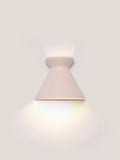 Kiro Ceramic Wall Light — Shell White, Small