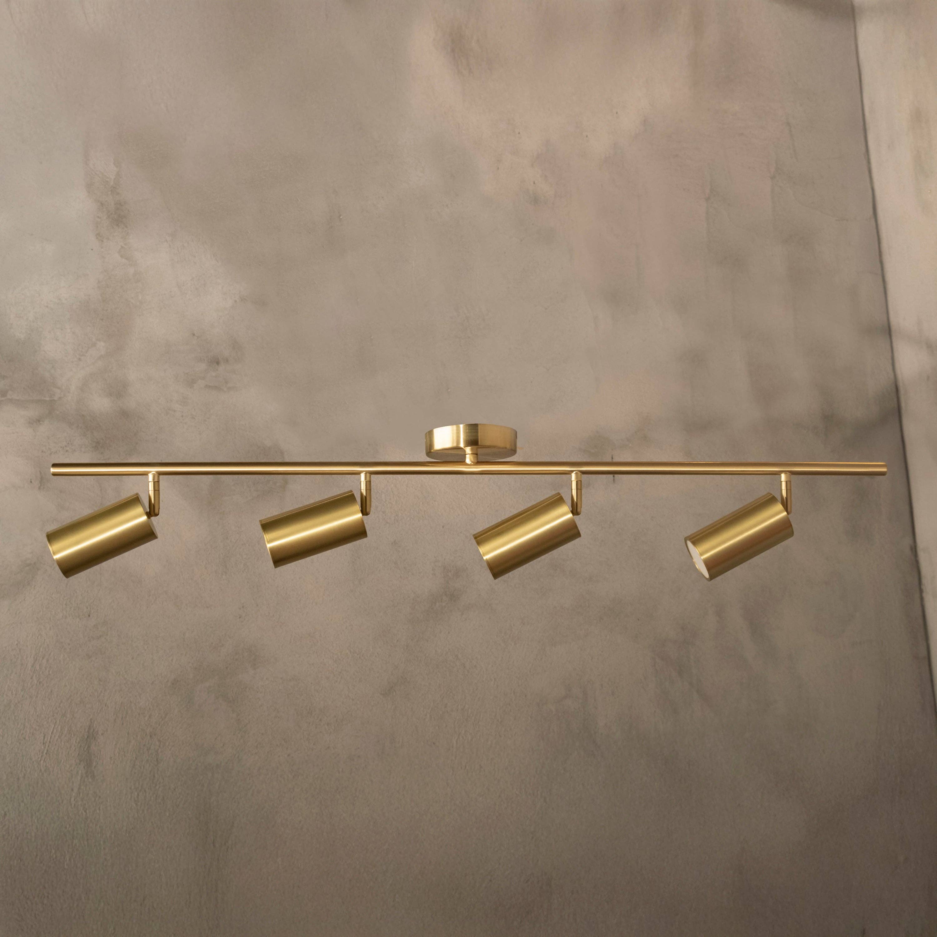 Koza 4-Head Wall Sconce — Antiqued Metal