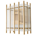 Leoni wall lamp mounted on white wall showing elegant design