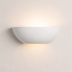 Bianca Paintable Up/Down Wall Light — Plaster, White
