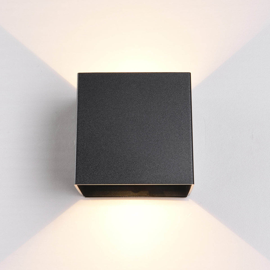 Sentry Rechargeable Outdoor Wall Light — Black, Motion Sensor