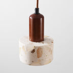 Koto Terrazzo & Wood Pendant Light — Brown