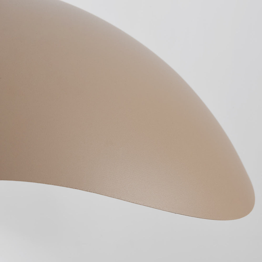Nami Wavy Metal Ceiling Light — Sand Taupe