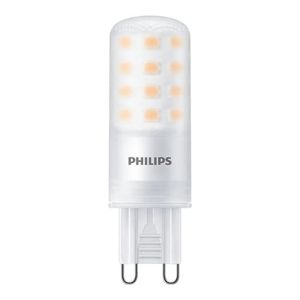 Lumi 4W G9 LED light bulb with frosted finish warm white 2700K