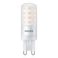 Lumi 4W G9 LED light bulb with frosted finish warm white 2700K