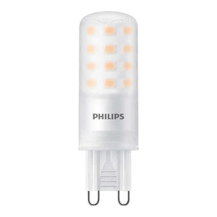Lumi 4W G9 LED light bulb with frosted finish warm white 2700K
