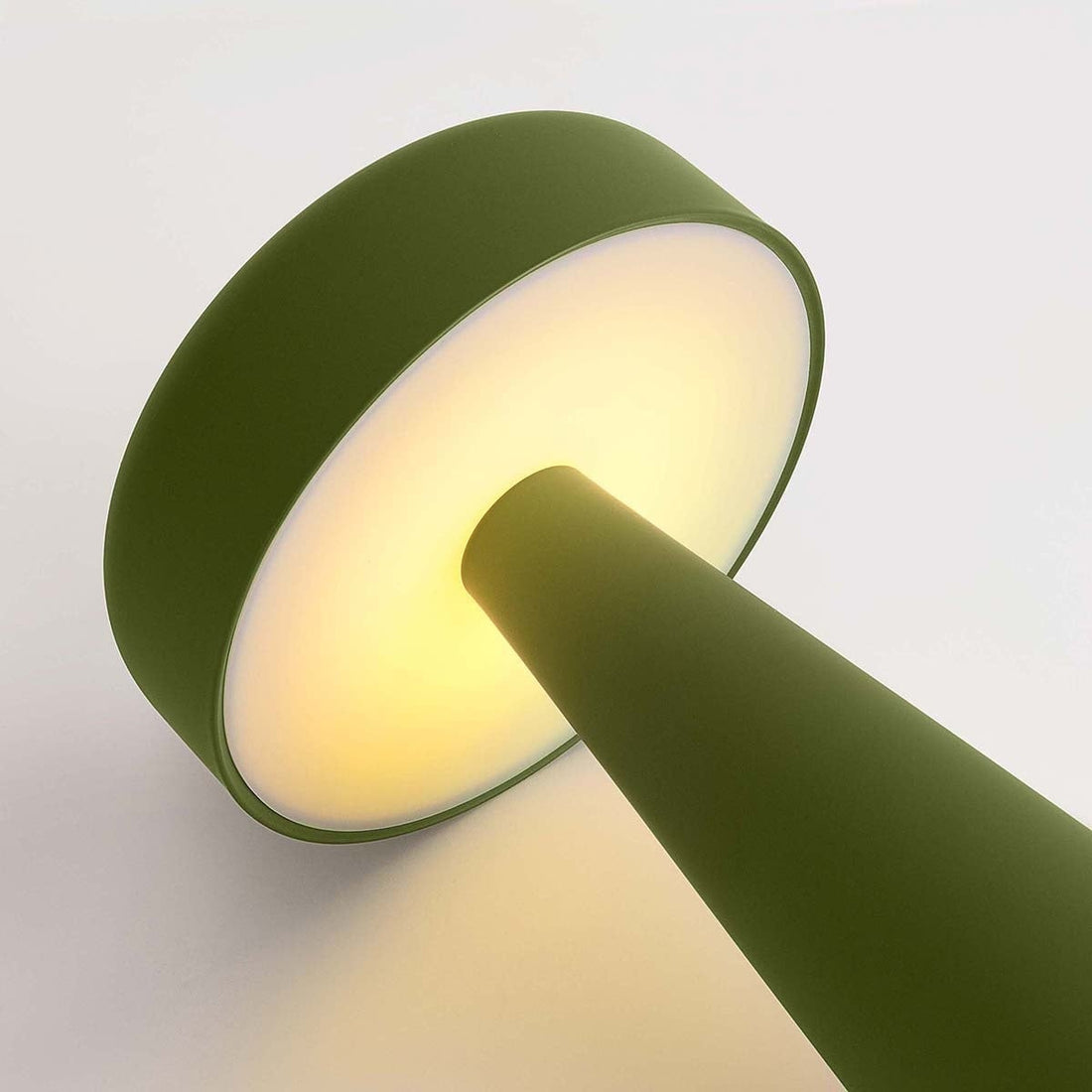 Momo Rechargeable Mushroom Table Lamp — Green