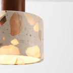 Koto Terrazzo & Wood Pendant Light — Brown