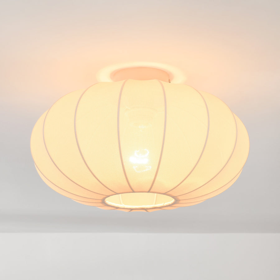 Aya Fabric Ceiling Light — Beige, 38 cm