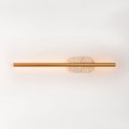 Isola LED Bathroom Wall Light — Travertine & Gold, IP44