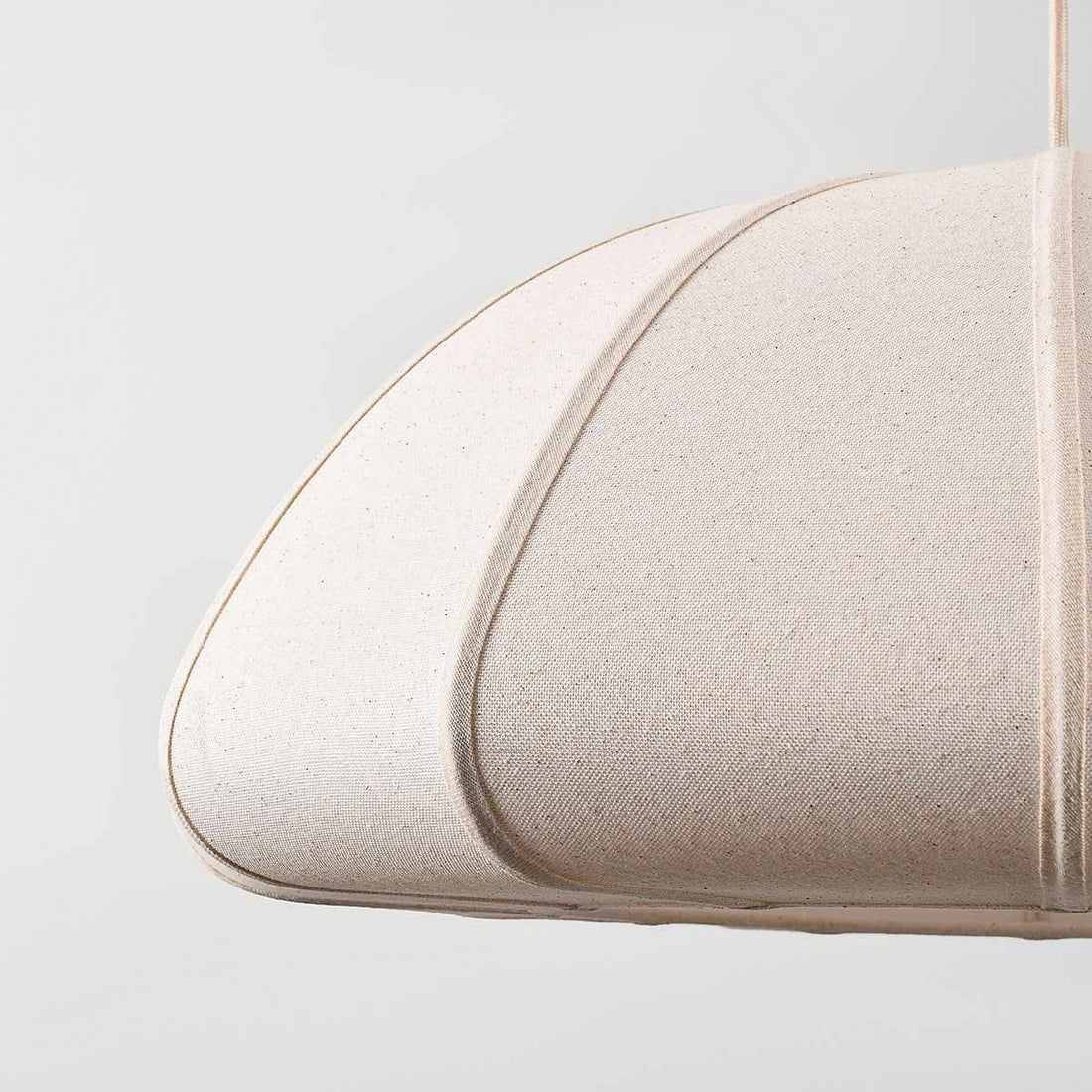 Ines Fabric Pendant Light — Off-White, 60 cm