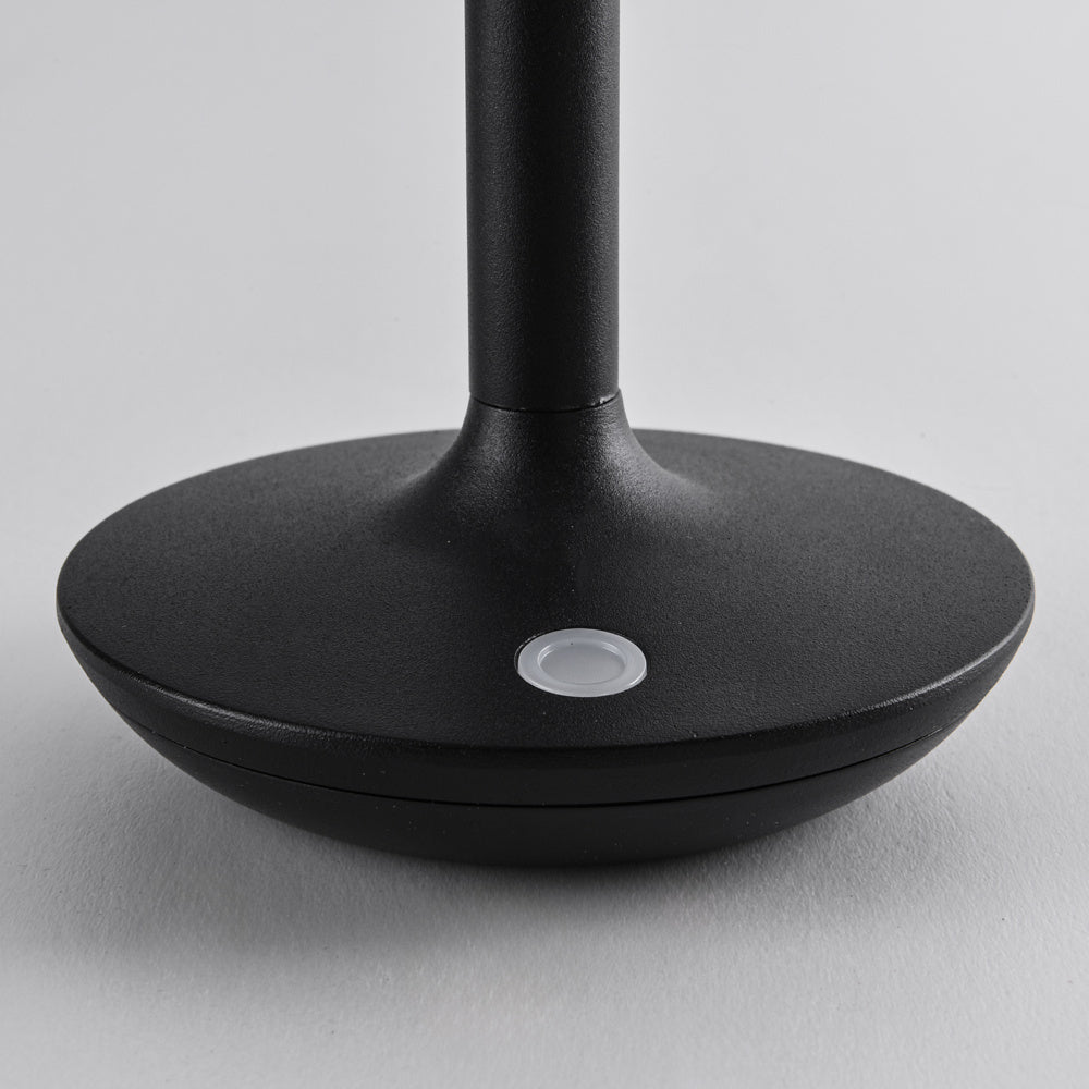Trio Wireless Table Lamp Set — Black, Charging Station