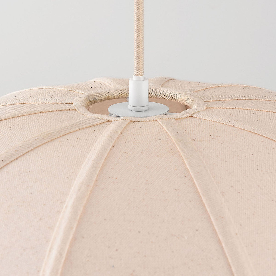 Ines Fabric Pendant Light — Off-White, 60 cm