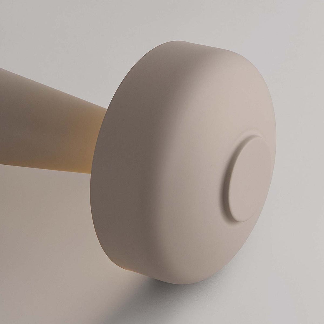 Momo Rechargeable Mushroom Table Lamp — Taupe