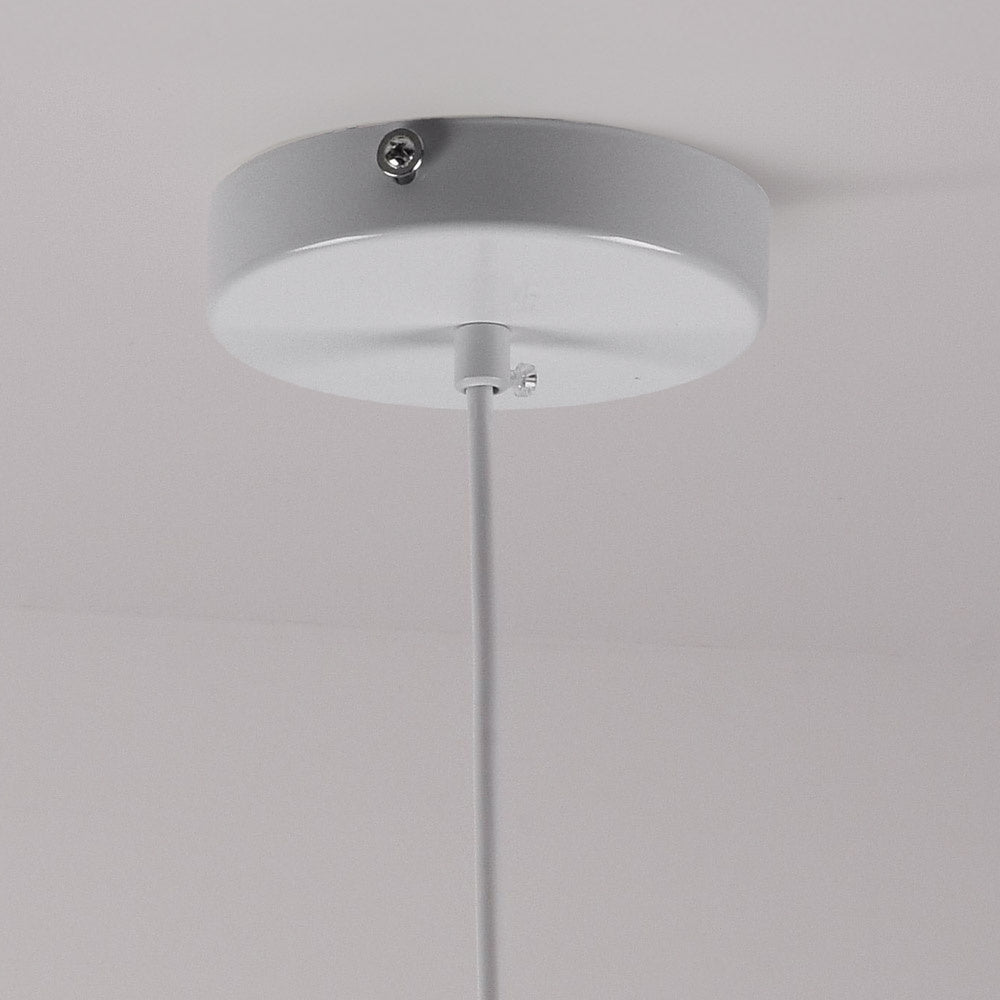 Senja Cloud Stone-Effect Pendant Light — White, 38 cm