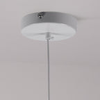 Senja Cloud Stone-Effect Pendant Light — White, 38 cm