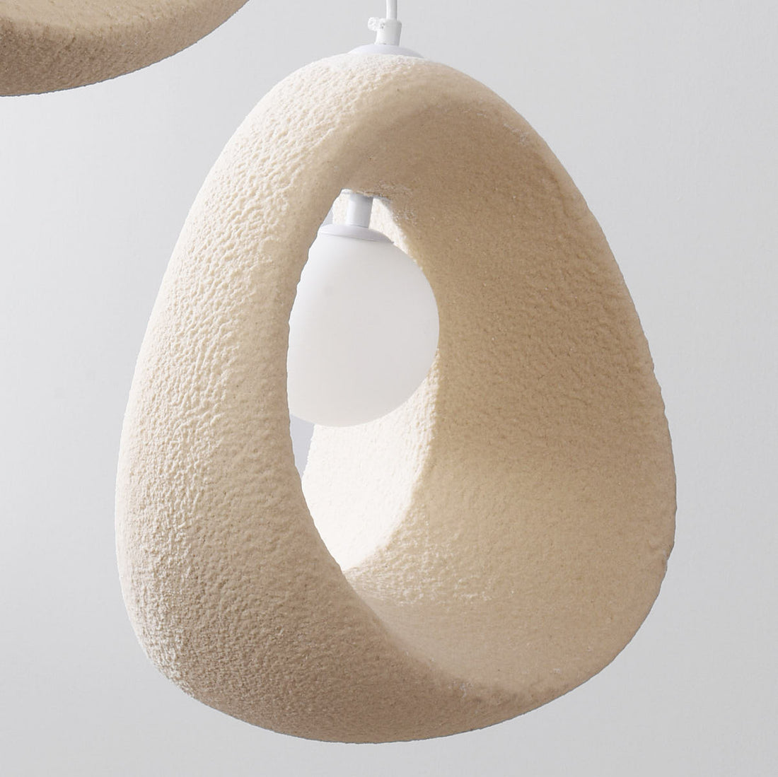 Umi Stone-Effect LED Pendant Light — 3 Lights, Cluster