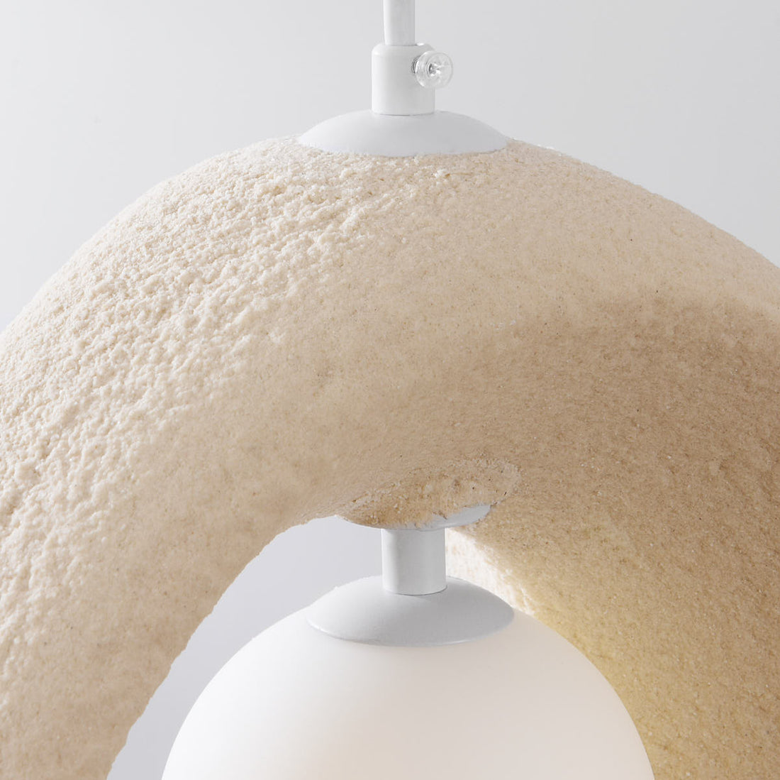 Umi Stone-Effect LED Pendant Light — 3 Lights, Linear