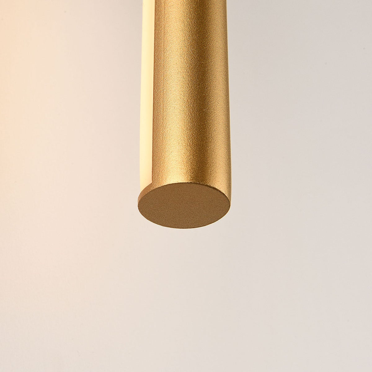 Isola LED Bathroom Wall Light — Travertine & Gold, IP44