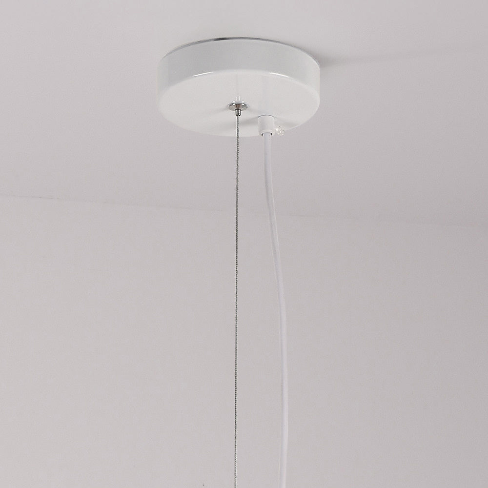 Kara Organic Stone-Effect Pendant Light — Sand Beige