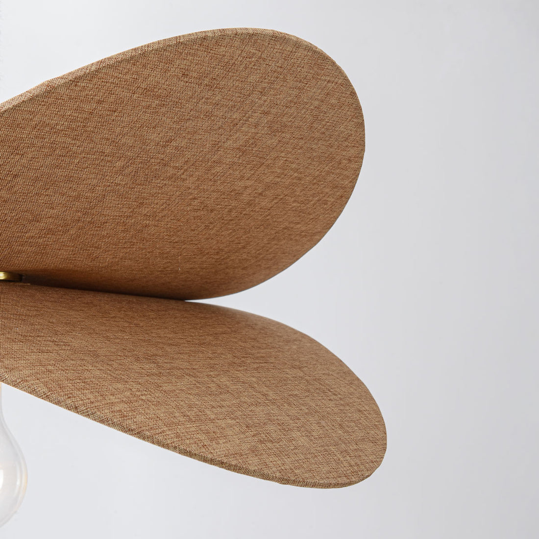 Hemi Linen Pendant Light — Beige