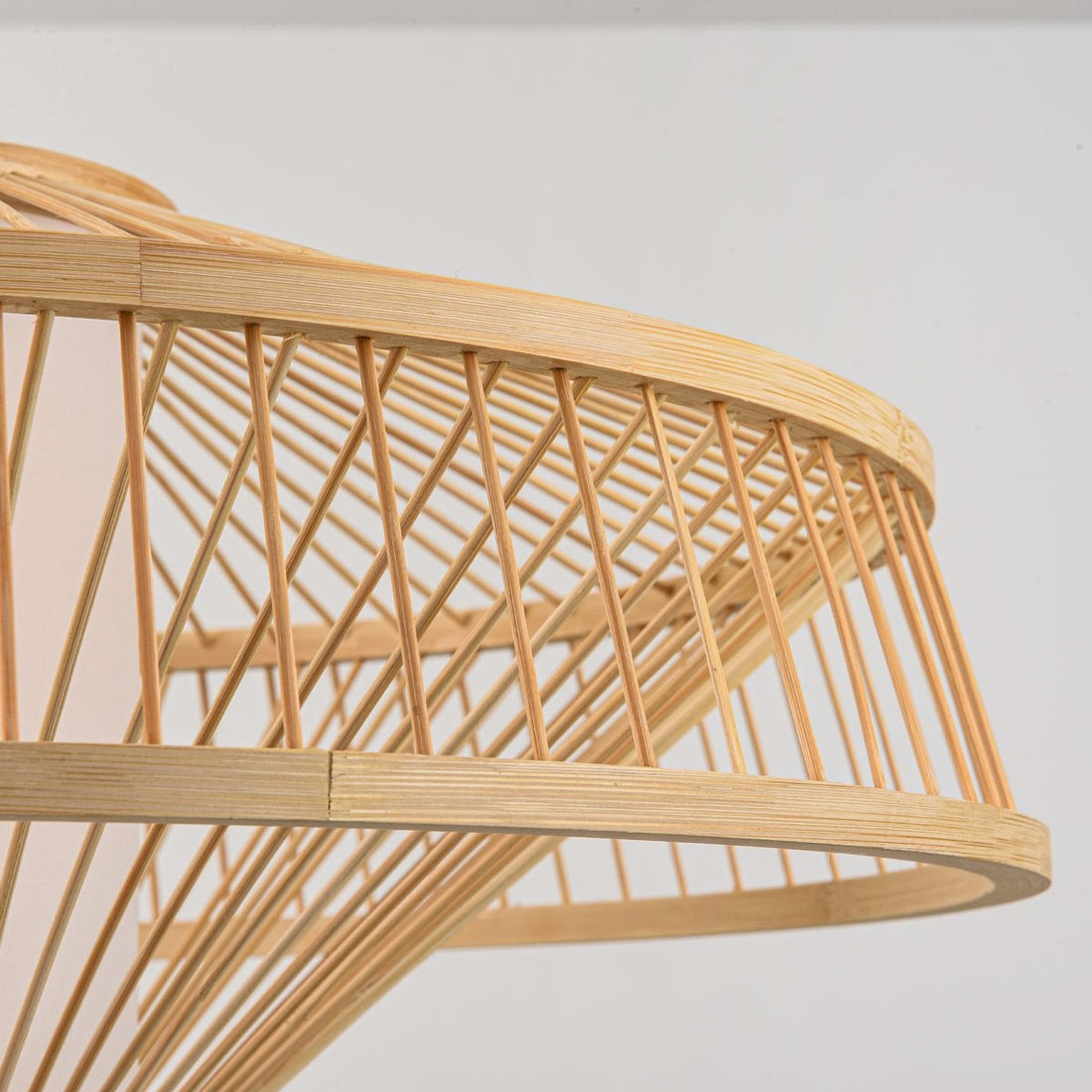 Oki Bamboo Pendant Light — Natural, 50 cm