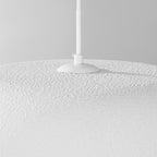 Nube Round Disc Pendant Light — White, 40 cm