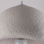 Senja Cloud Stone-Effect Pendant Light — White, 38 cm