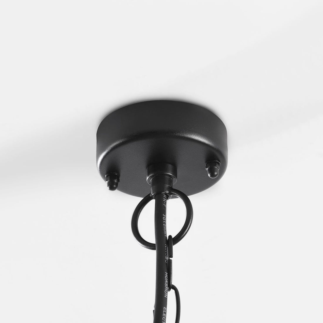 Cairn Rustic Lantern Outdoor Pendant Light — Black