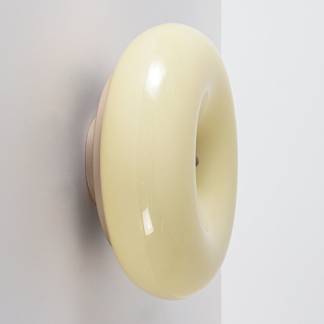 Rosa Beige Glass Wall Light — 3 Lights