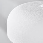 Nube Round Disc Pendant Light — White, 40 cm