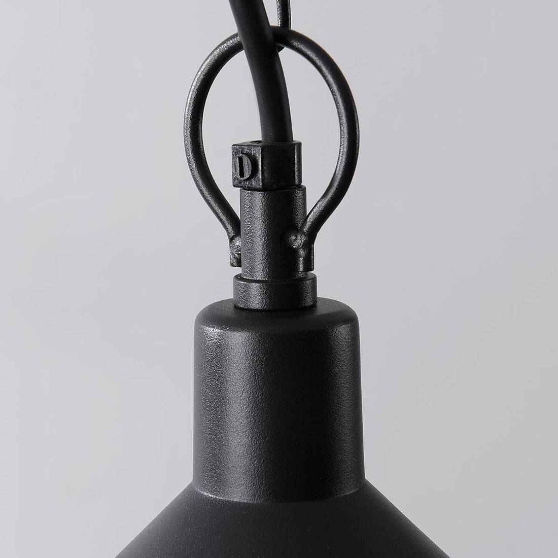 Linden Traditional Outdoor Pendant Light — Black, Clear Glass Globe