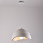 White cloud-shaped ceiling light illuminated showing soft diffused light effect