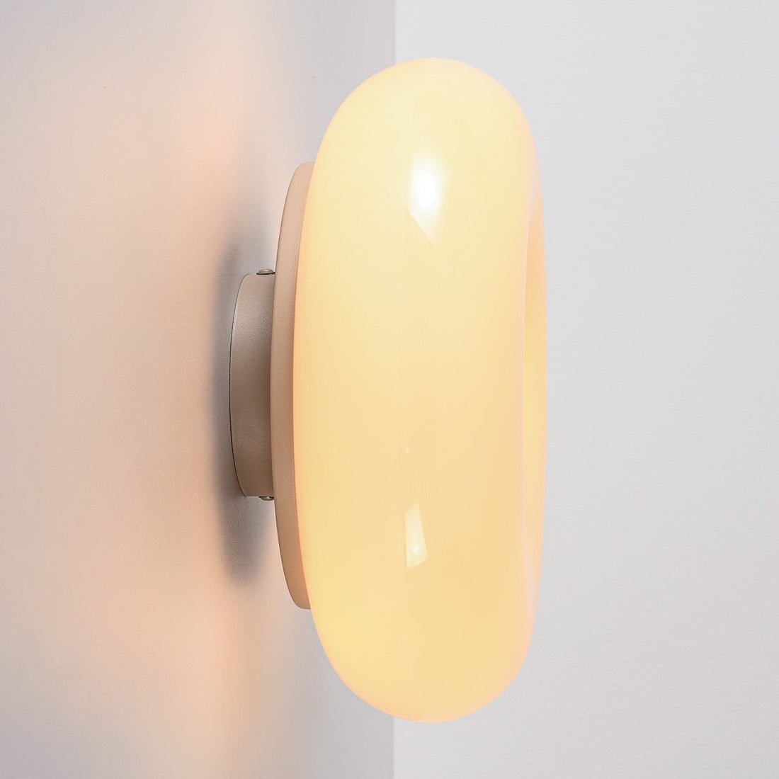 Rosa Beige Glass Wall Light — 3 Lights