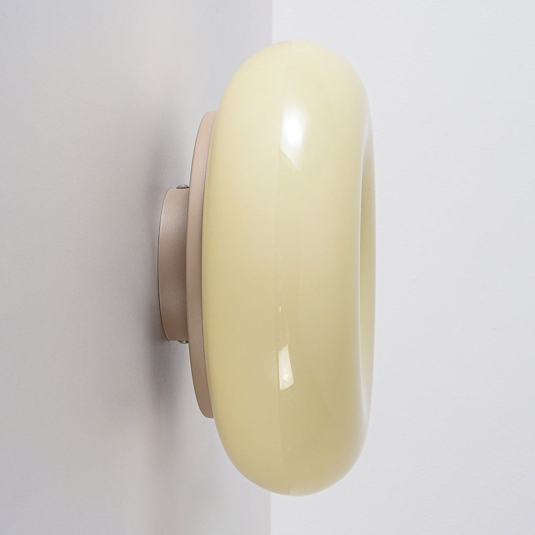 Rosa Beige Glass Wall Light — 3 Lights