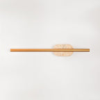 Isola LED Bathroom Wall Light — Travertine & Gold, IP44