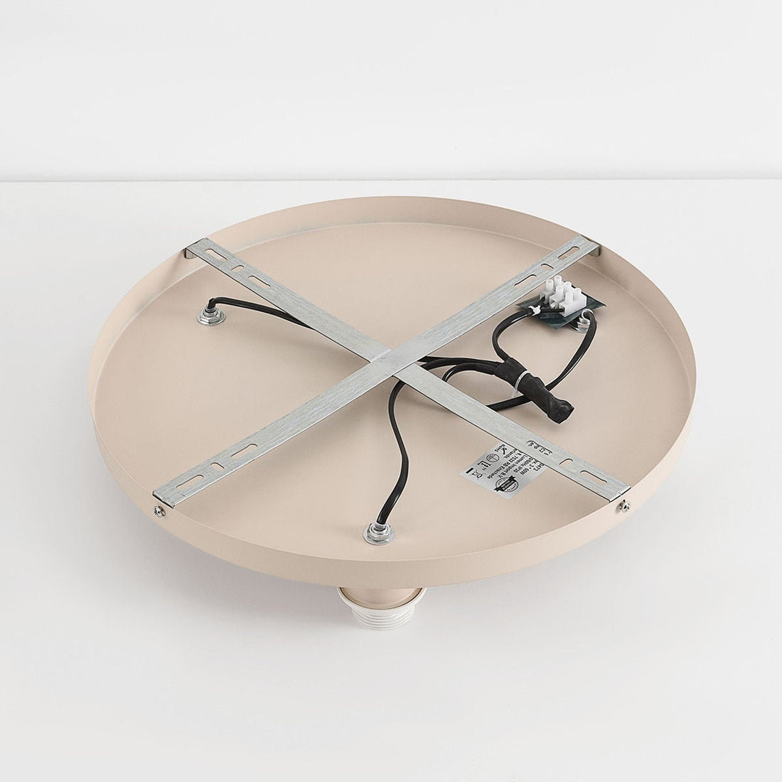 Hana Fabric Ceiling Light — Beige, 3 Lights