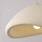 Kara Organic Stone-Effect Pendant Light — Sand Beige