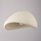 Kara Organic Stone-Effect Pendant Light — Sand Beige