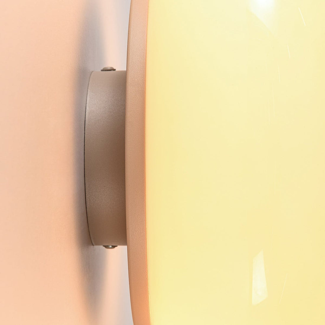 Rosa Beige Glass Wall Light — 3 Lights