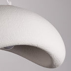 Katsura Layered Stone-Effect Pendant Light — White, 60 cm