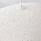 Kintsu Wide Stone-Effect Pendant Light — White