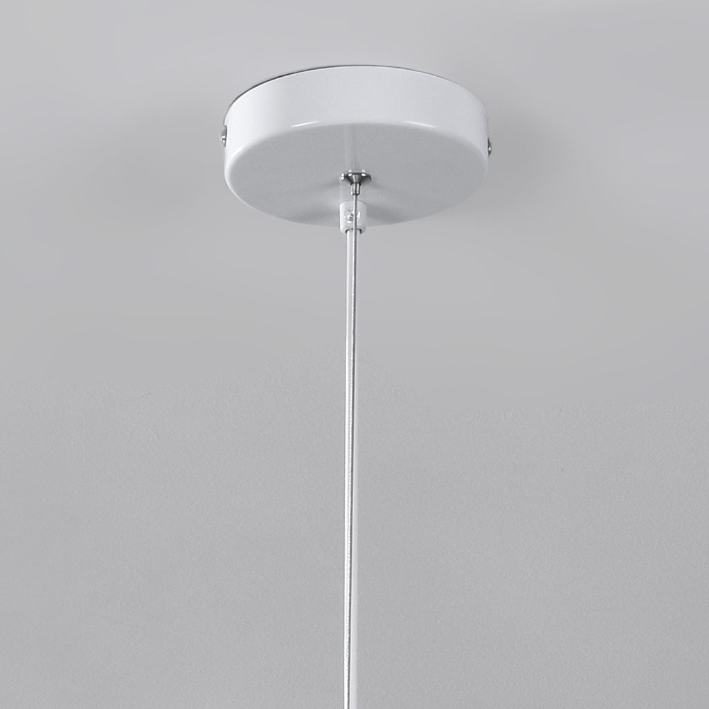 Senja Cloud Stone-Effect Pendant Light — White, 80 cm