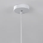 Senja Cloud Stone-Effect Pendant Light — White, 80 cm
