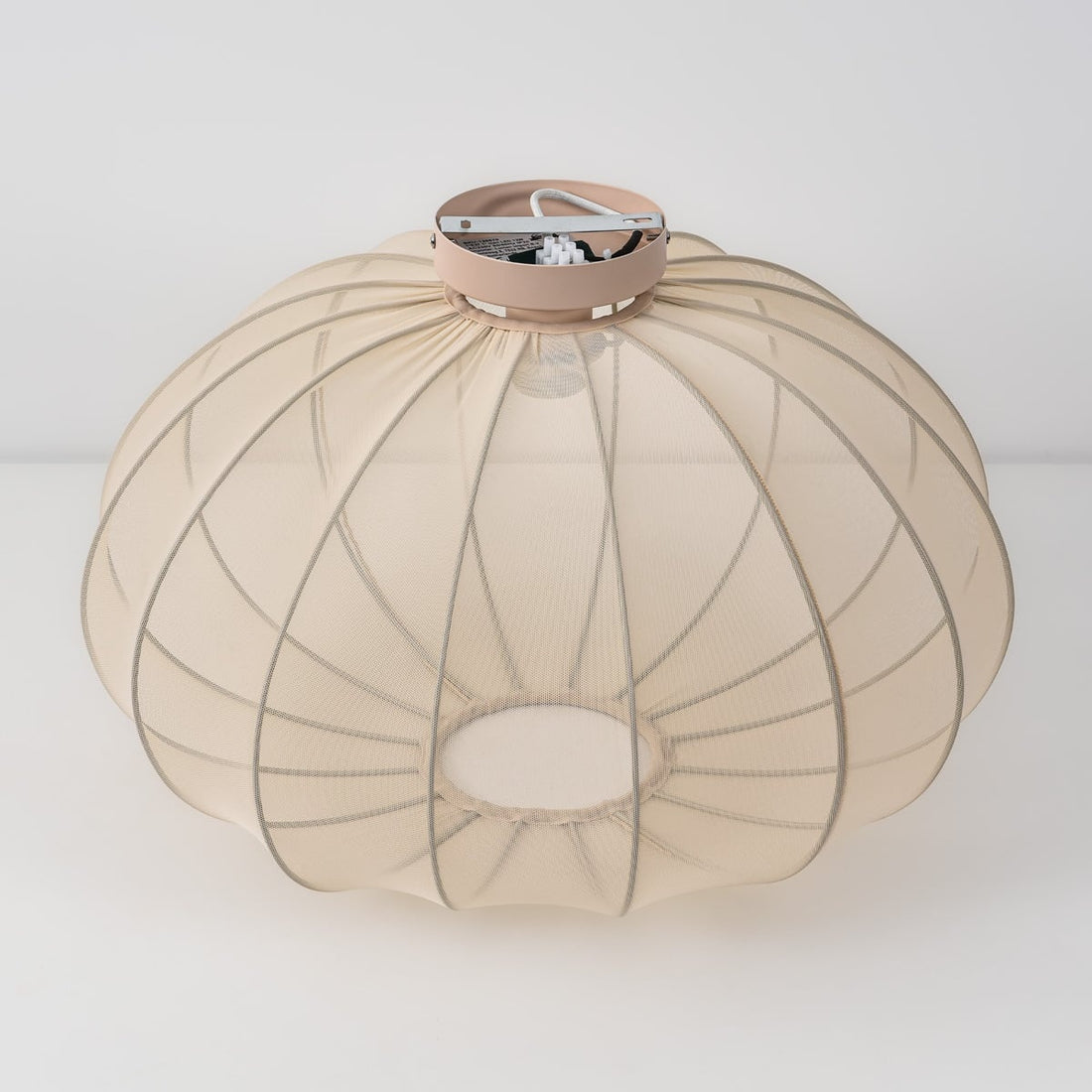 Amaro Fabric Ceiling Light — Light Beige, 50 cm